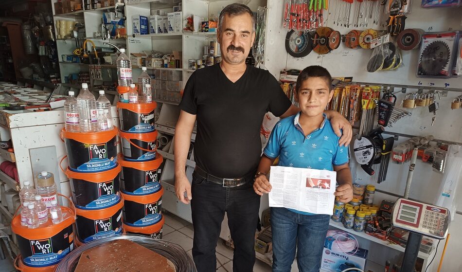 Tatili değil, tezgahı seçti!