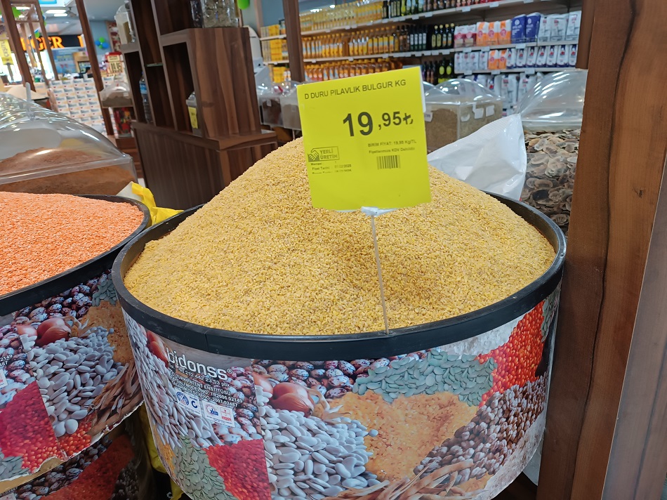 Uygun fiyatlı bulgura ilgi