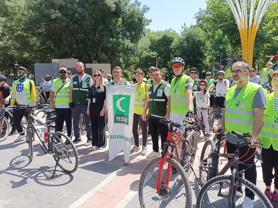Yeşilay bisiklet turu coşkusu!