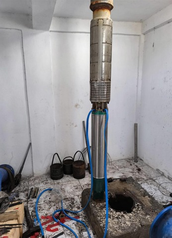 60 Su kuyusunda bakım çalışması