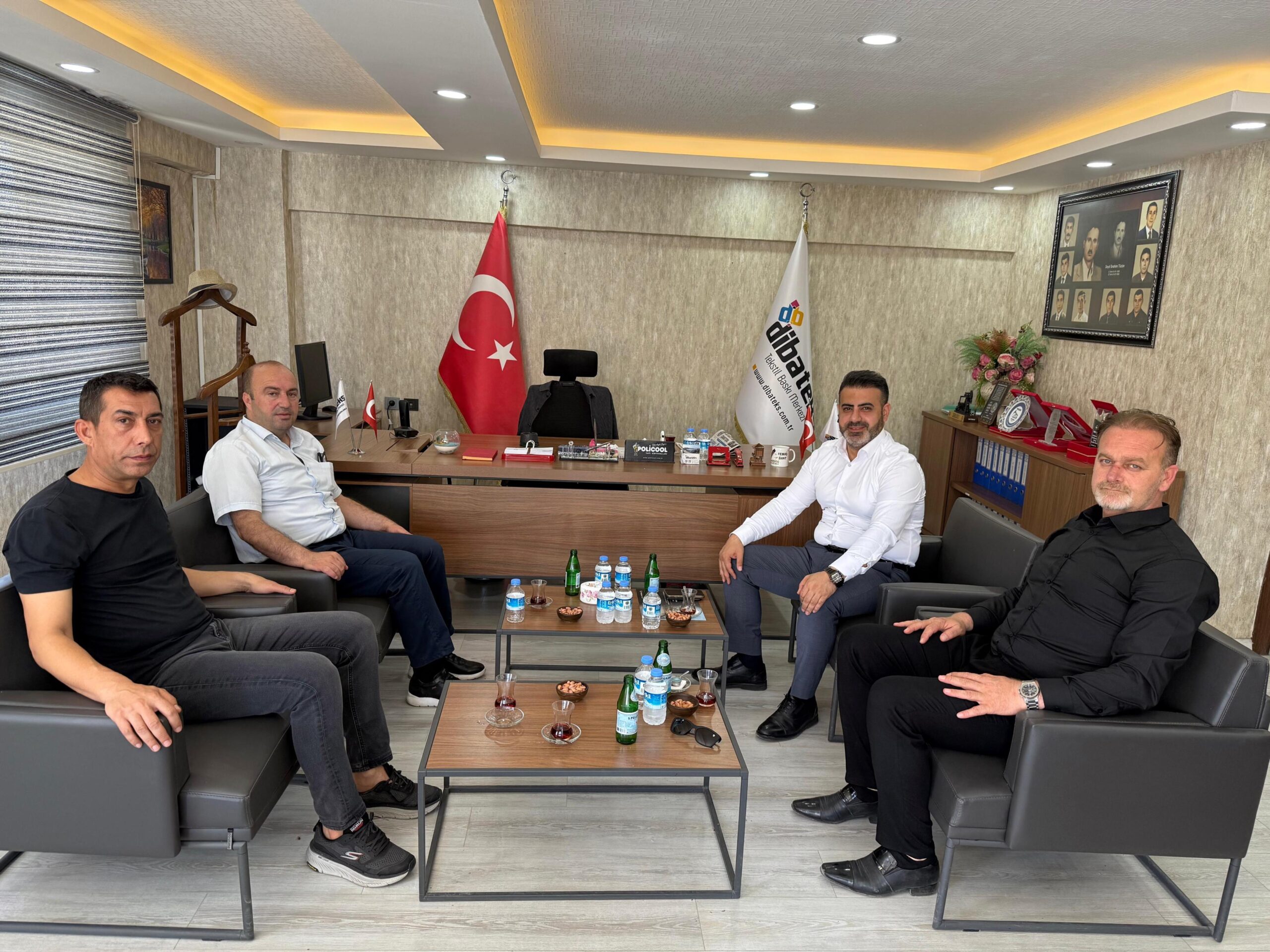 KOSGEB ve MHP heyetinden Dibateks’e ziyaret