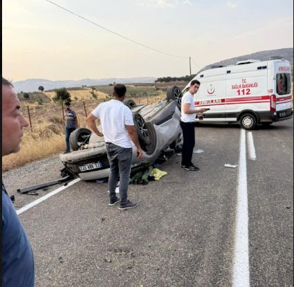 Kaplıca yolunda feci kaza