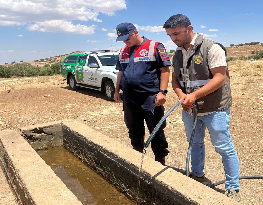 Kum keklikleri için suluk desteği