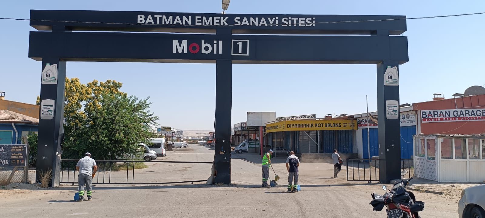 Oto sanayi sitelerinde genel temizlik