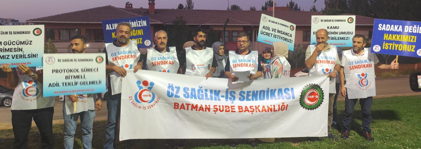TÜHİS teklifine karşı tepkilerini yinelediler