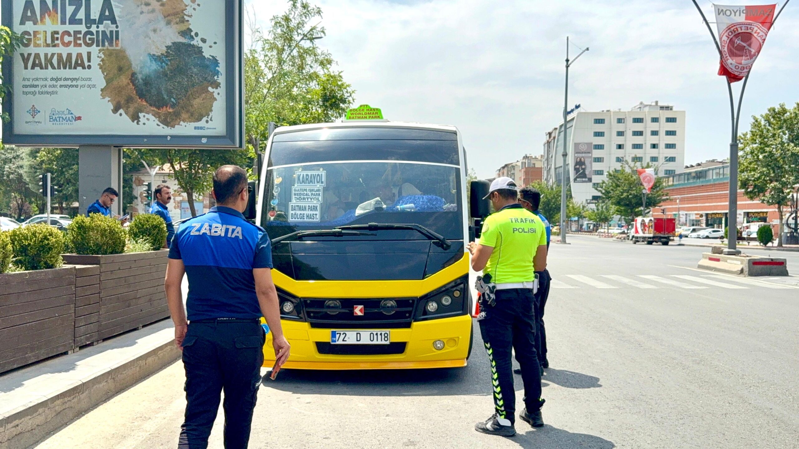 Toplu taşıma araçlarına klima denetimi