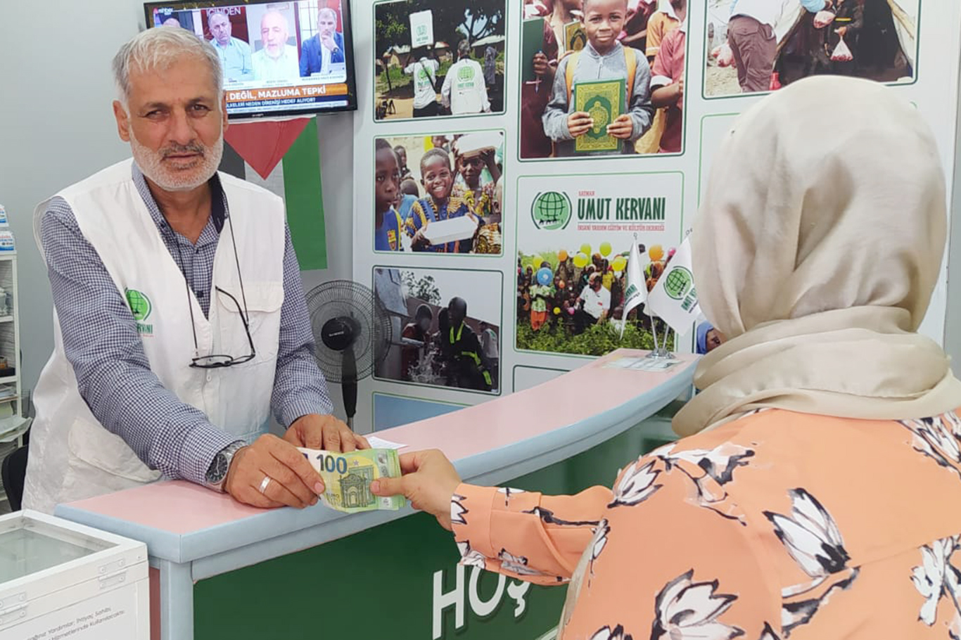 Umre parasını Gazze’ye bağışladı