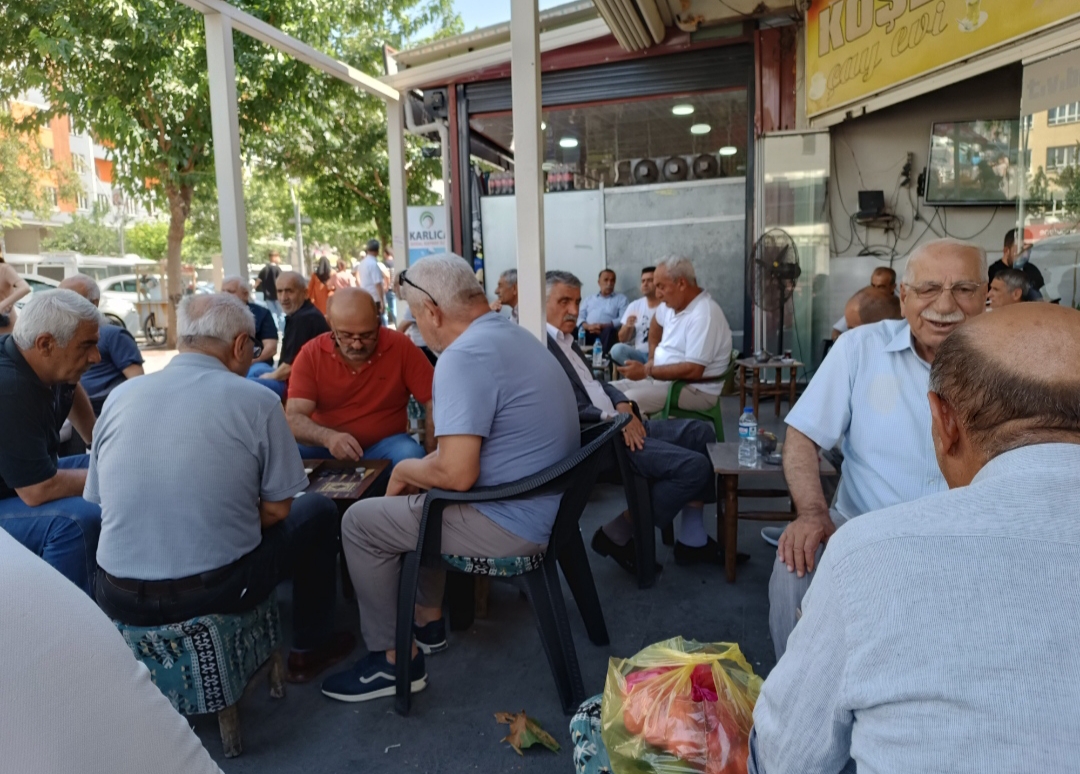 Yaz sıcağında gölgelik molası