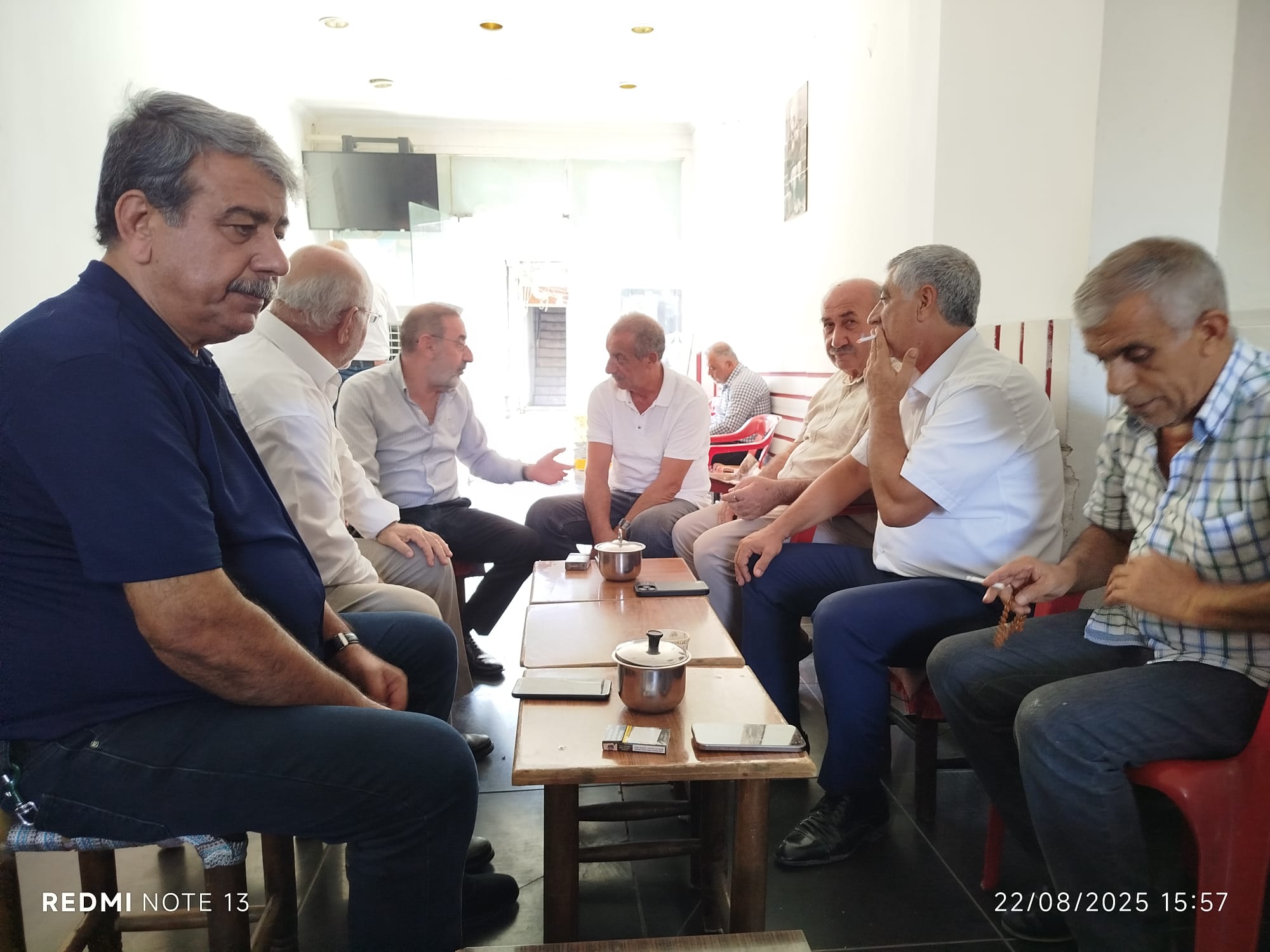 Recebanlılar esnafla buluştu