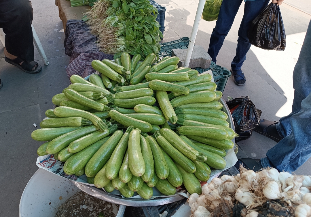Balpınar kabakları tezgahlarda
