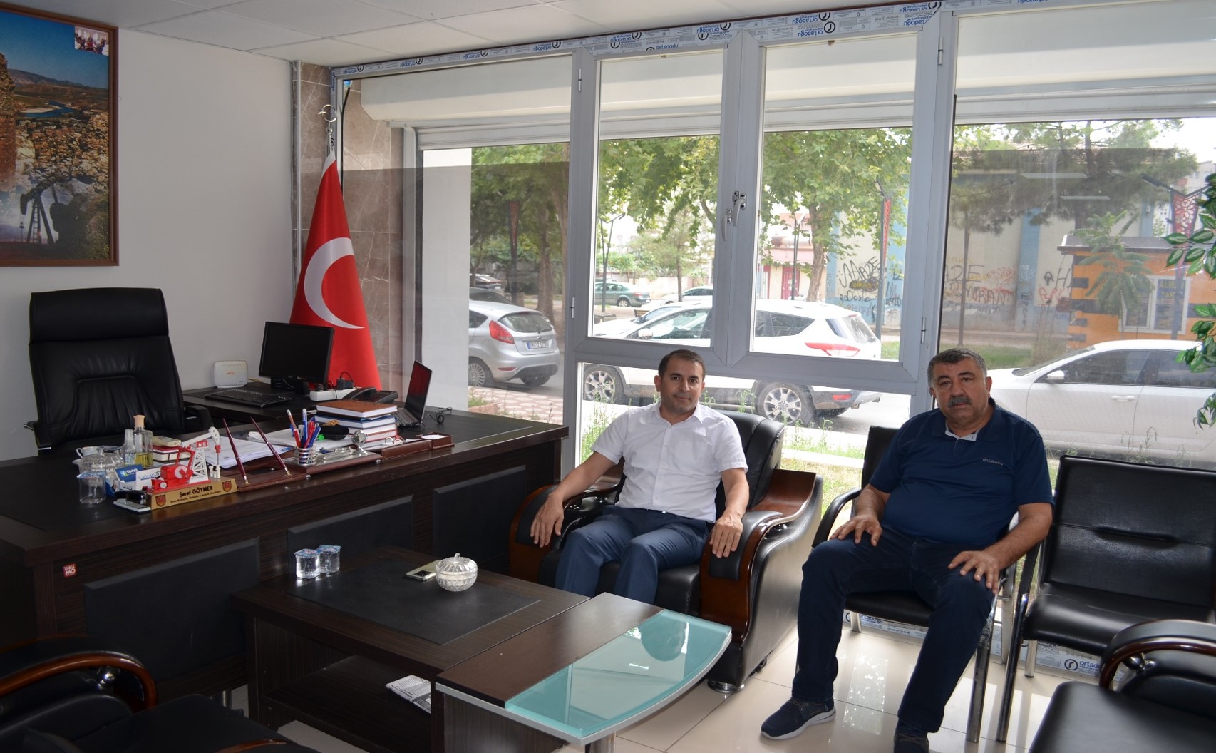 Gümüş’ten Minibüsçüler Odası’na ziyaret