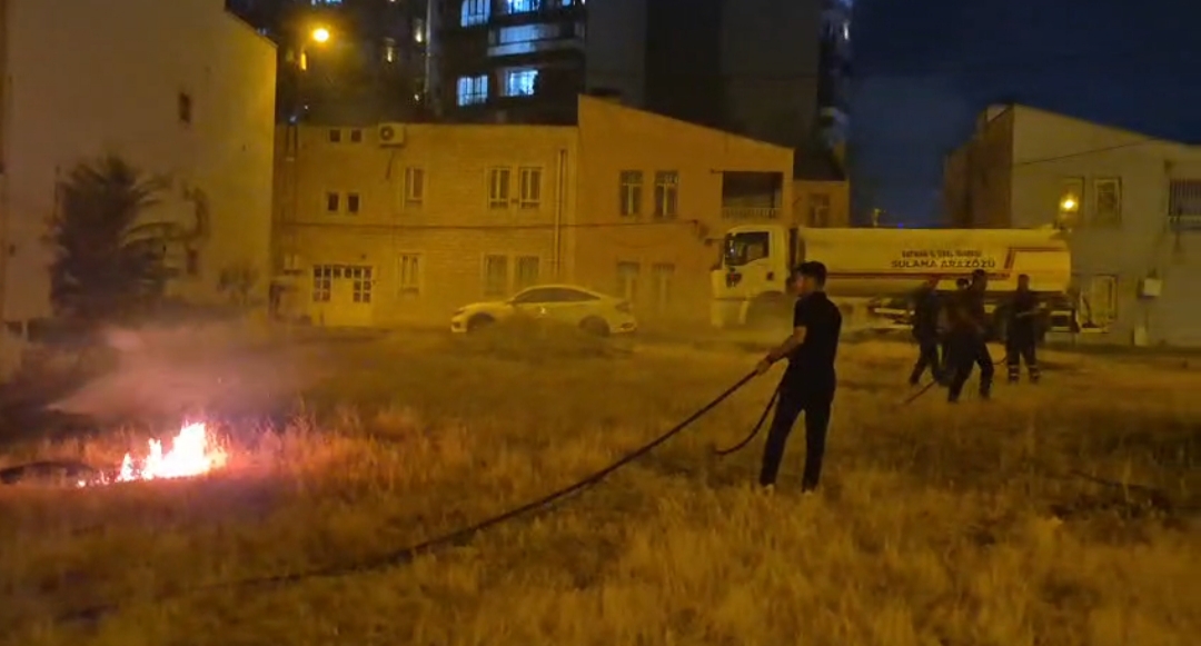 Havai fişek yangına yol açtı
