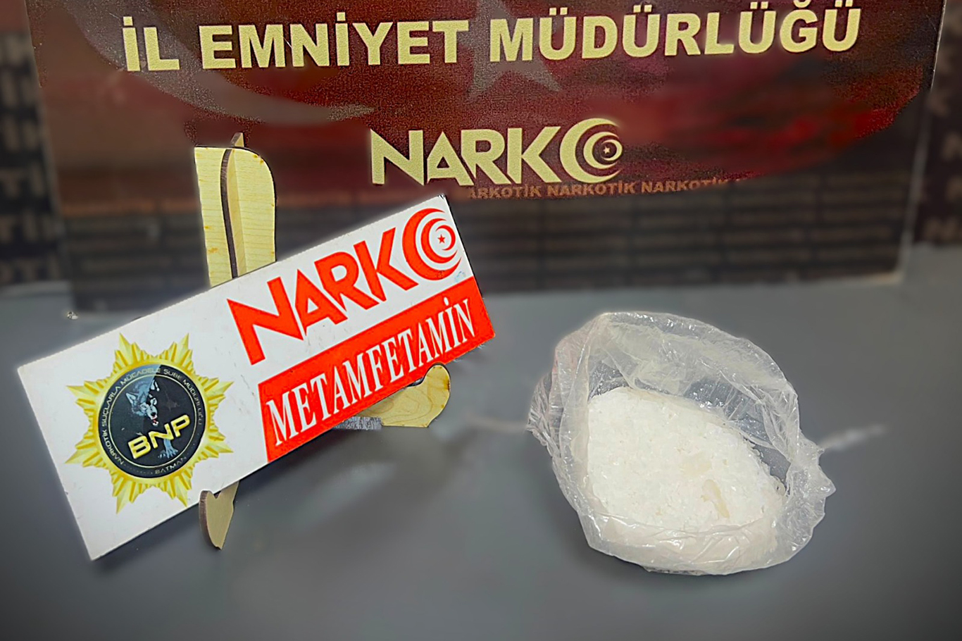 Metamfetamin ele geçirildi
