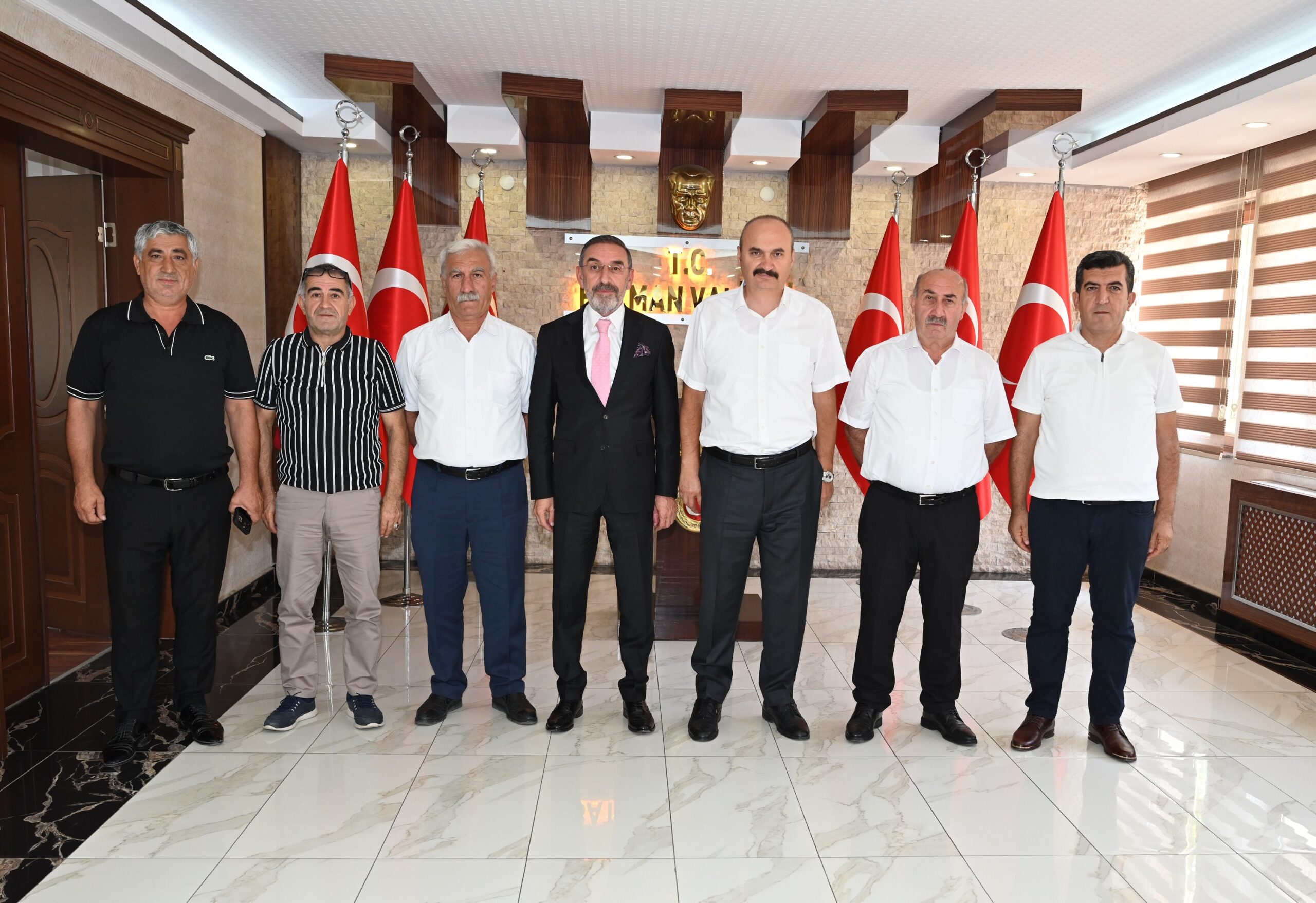 Recebanlılar’dan Vali Canalp’a ziyaret