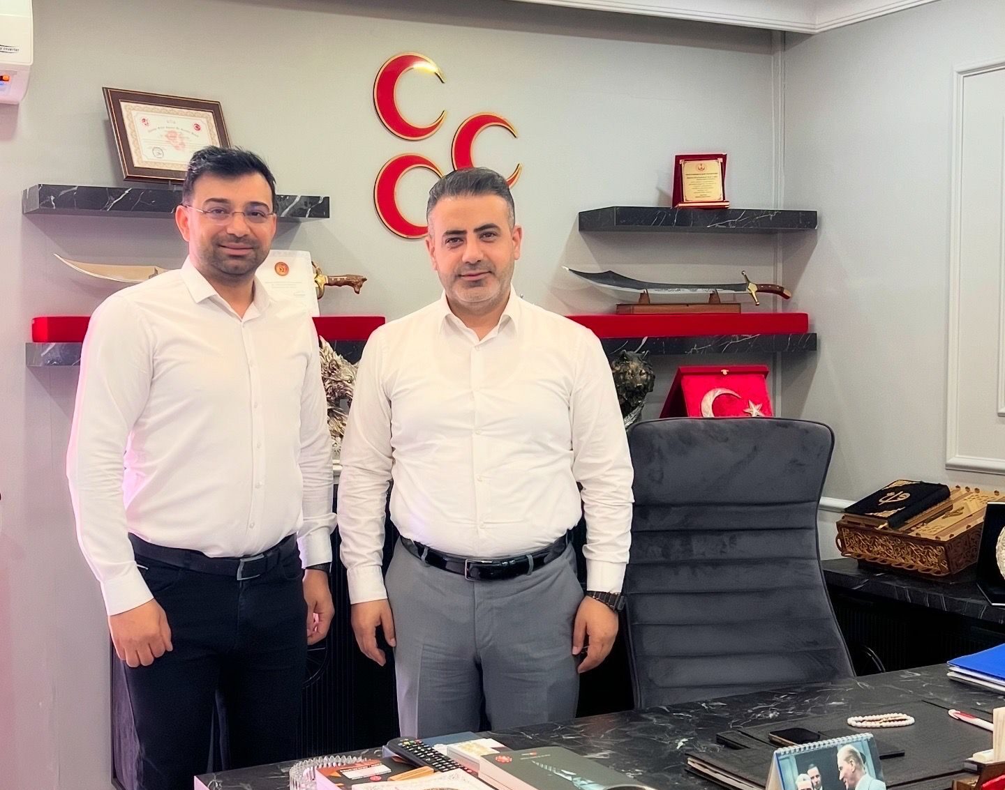 Şehit Aileleri ve Gaziler Vakfı’ndan MHP’ye ziyaret