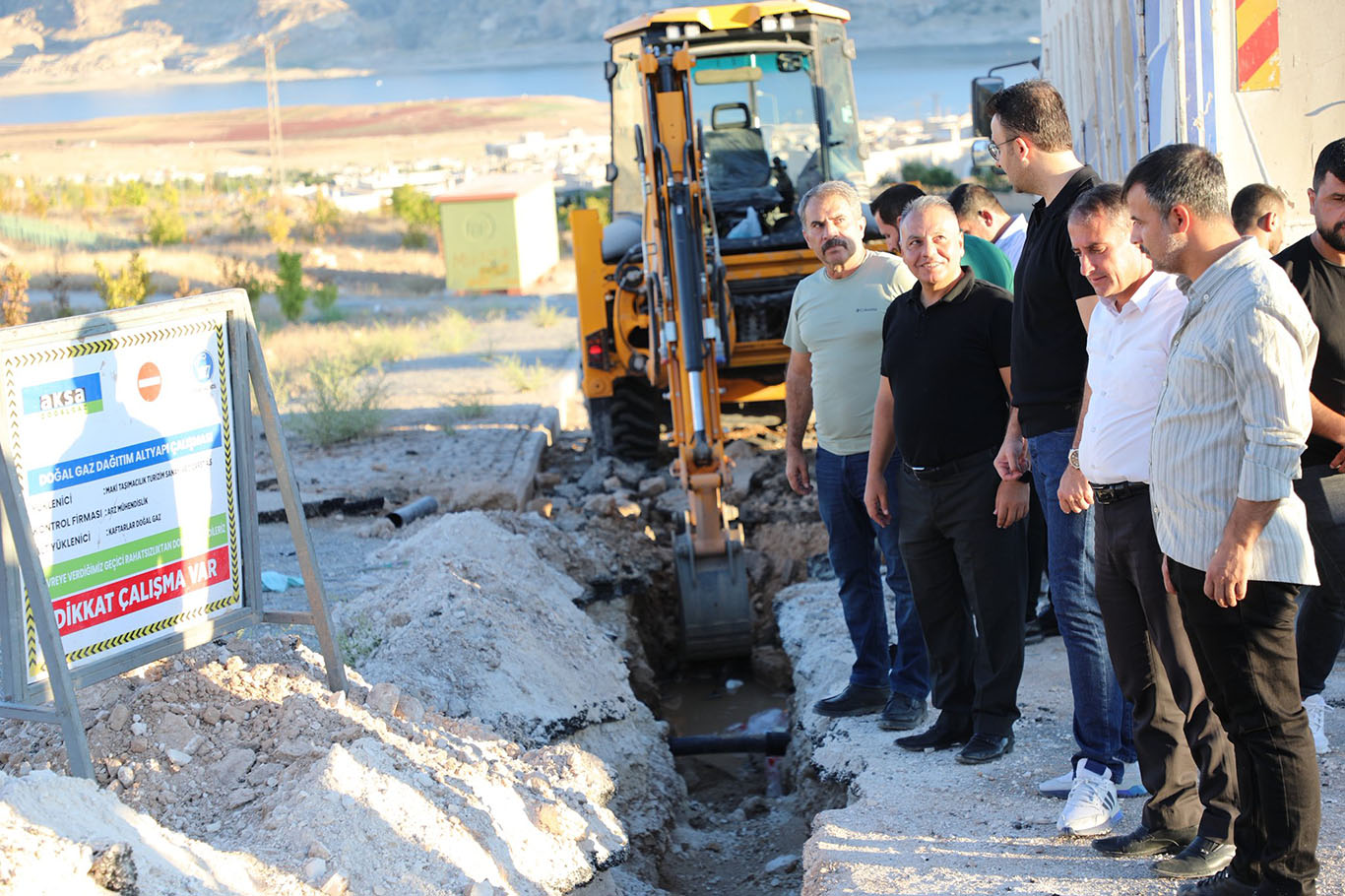 Antik kentte doğalgaz çalışmaları başladı