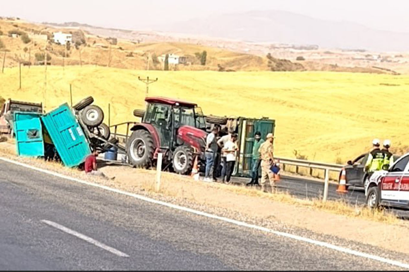 Bekirhan yolunda kaza