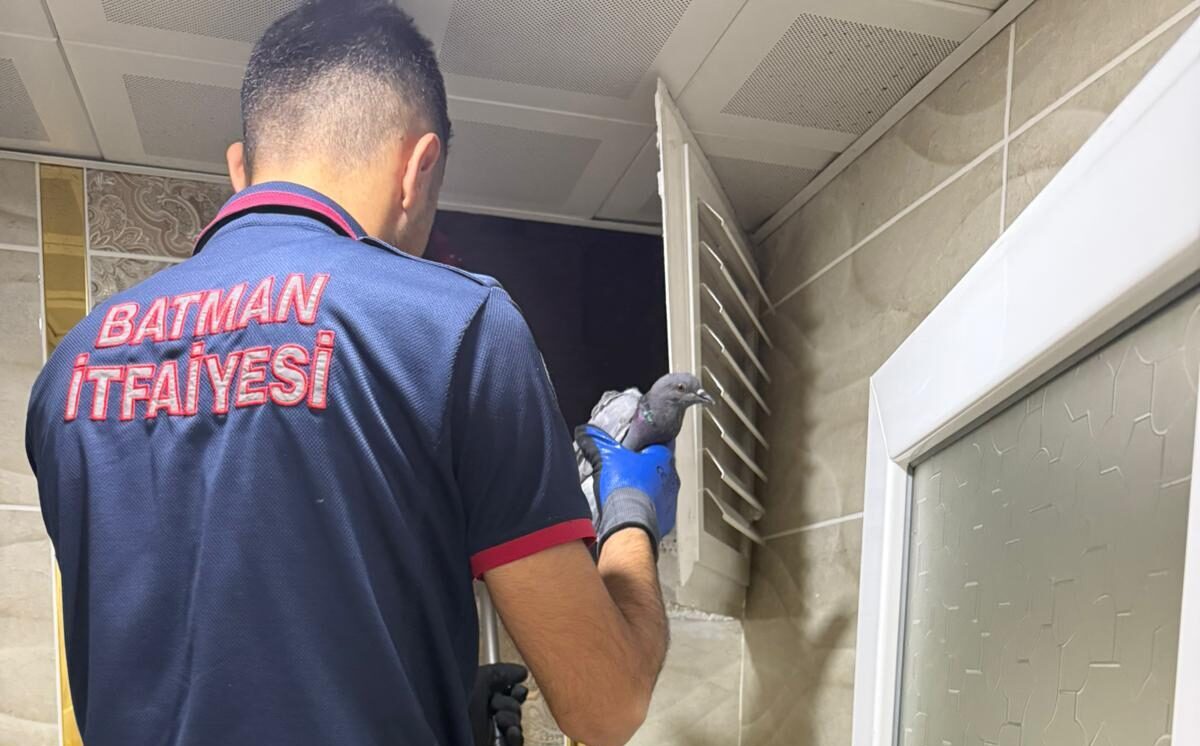 İtfaiyeden kurtarma operasyonu