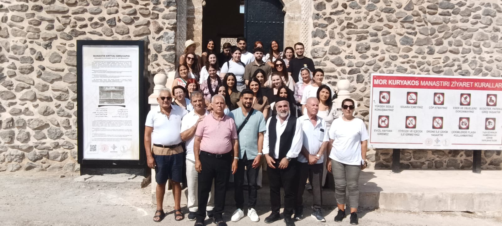 Mor Kuryakos Manastırı’na Avrupa’dan ziyaret