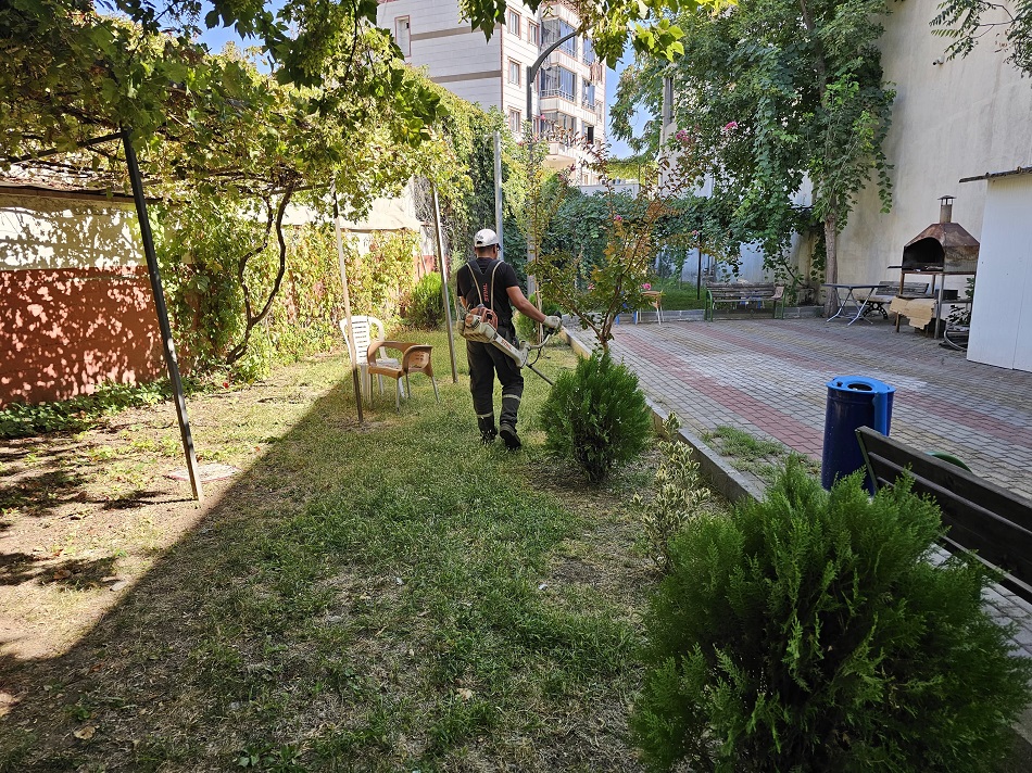 Park ve bahçelerde sonbahar mesaisi