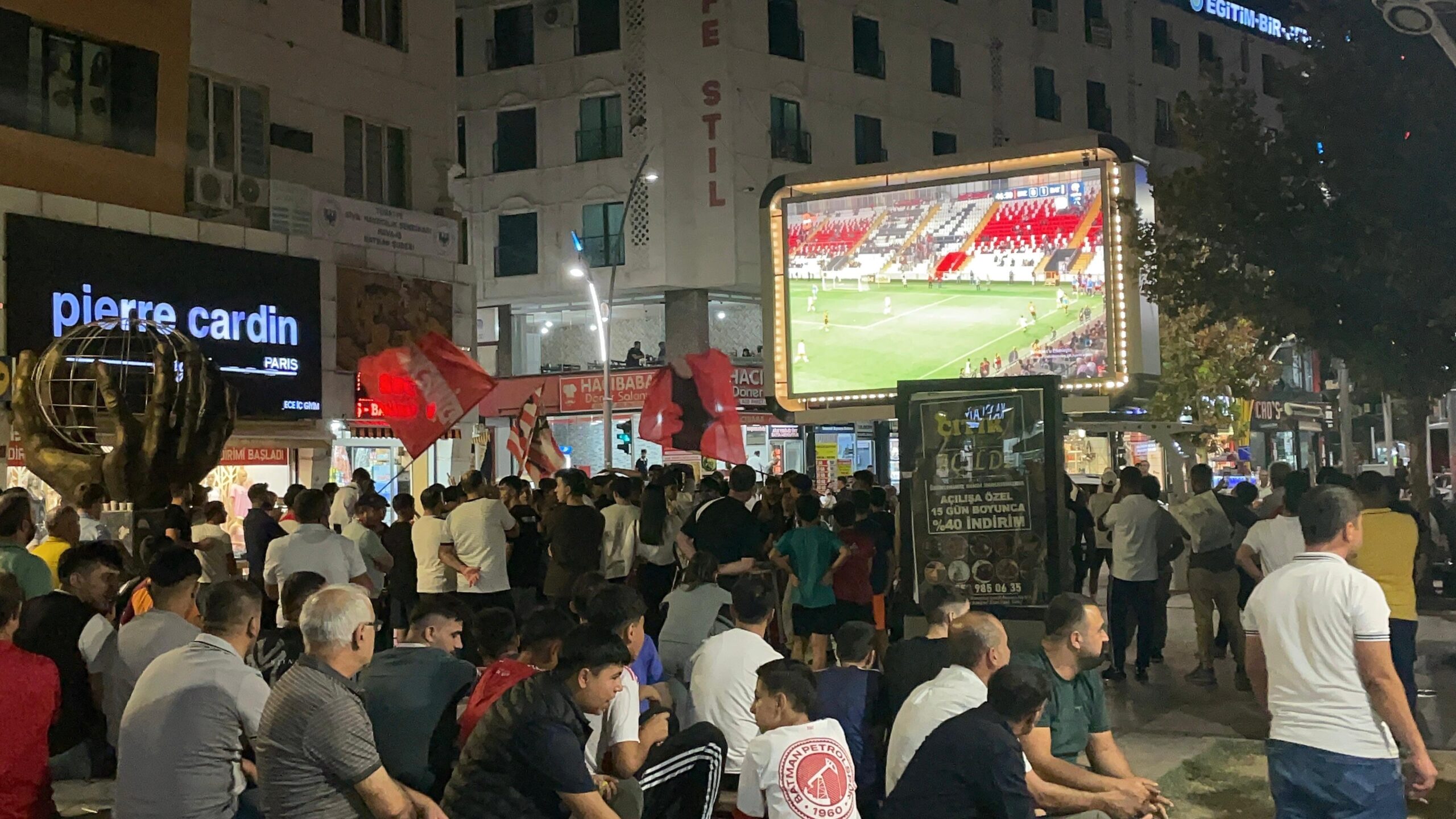 Petrolspor maçını dijiboard da izlediler