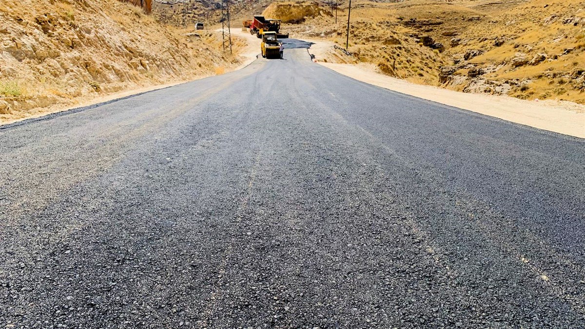 Şaab Vadisi yolu asfaltlandı