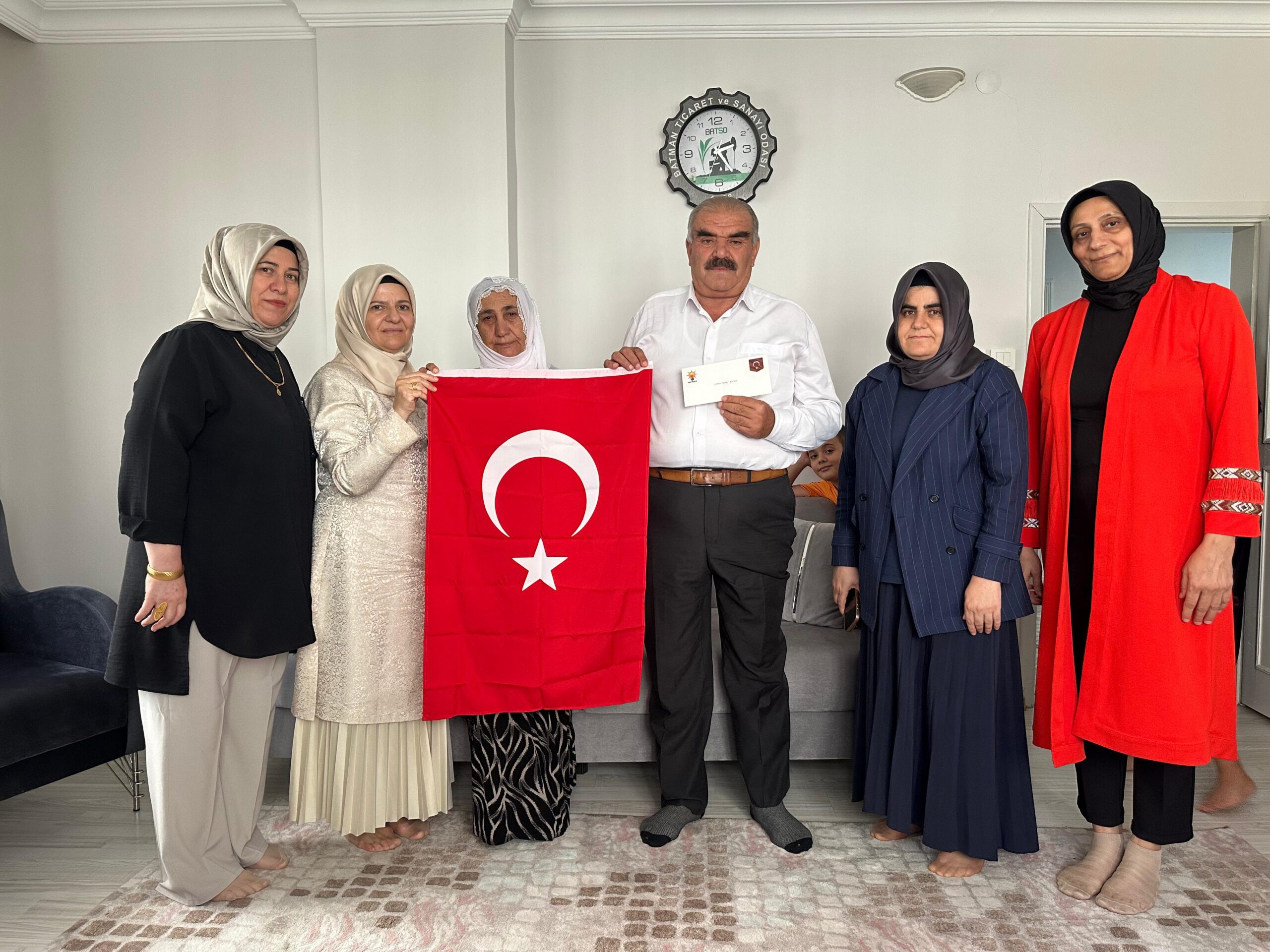 Şehit yakınlarına destek ziyareti