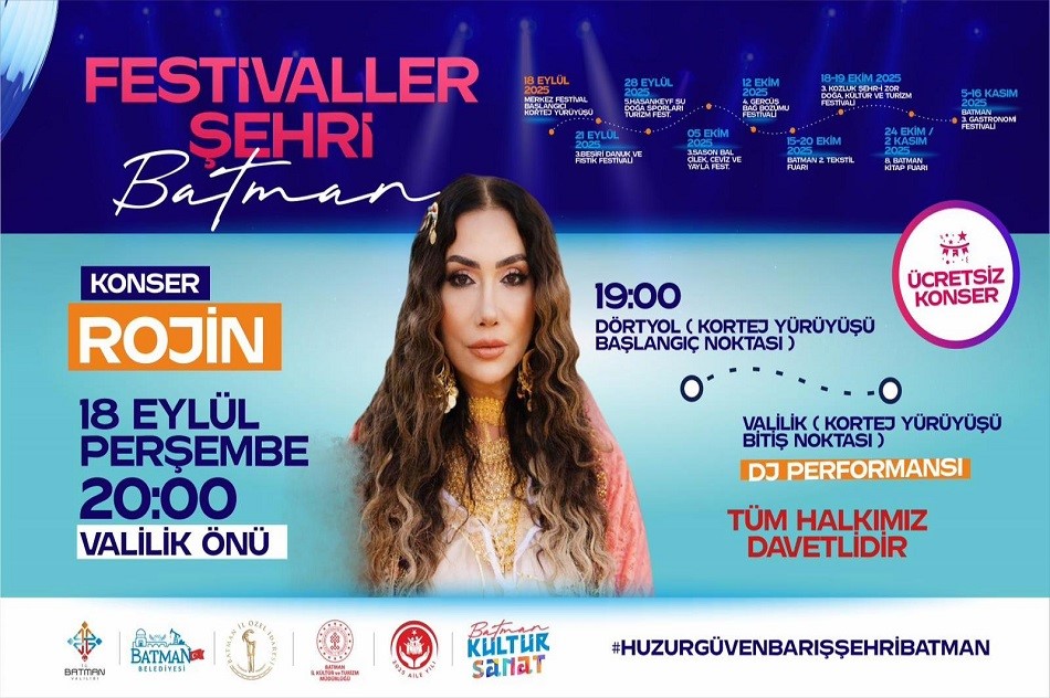 Batman’da ‘festival’ mevsimi