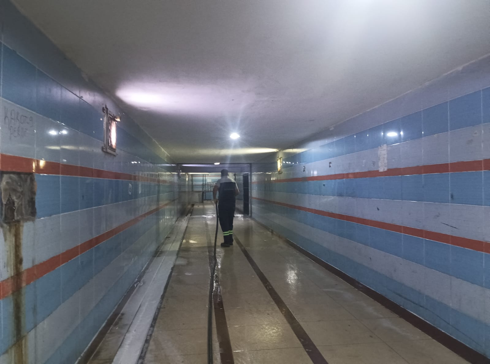 Alt ve üst geçitler pırıl pırıl