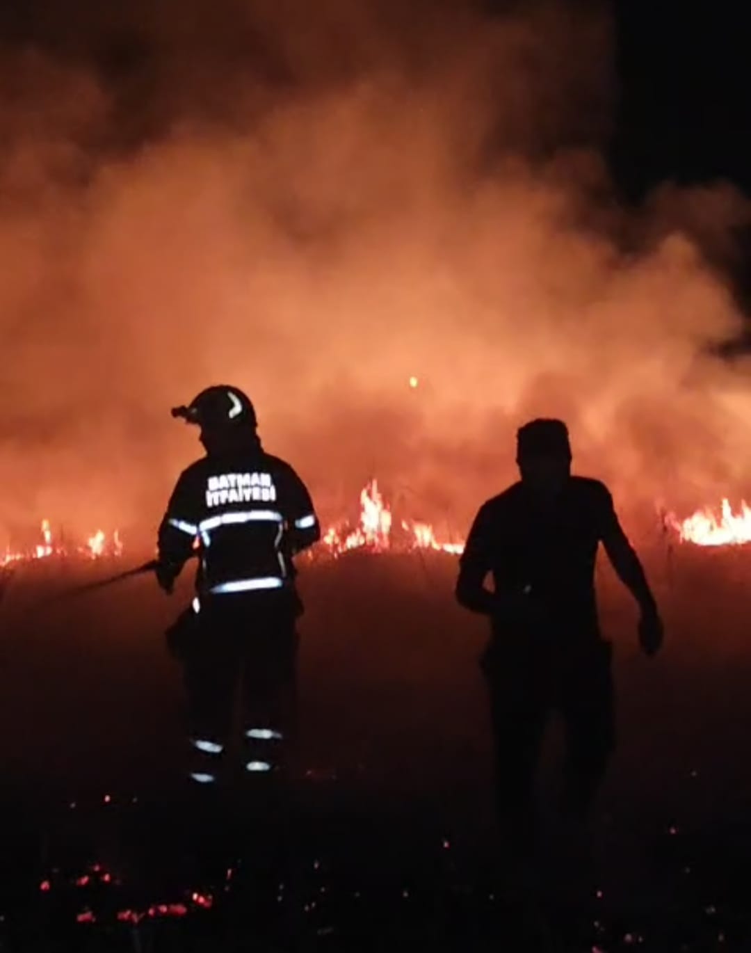 Diktepe’de anız yangını