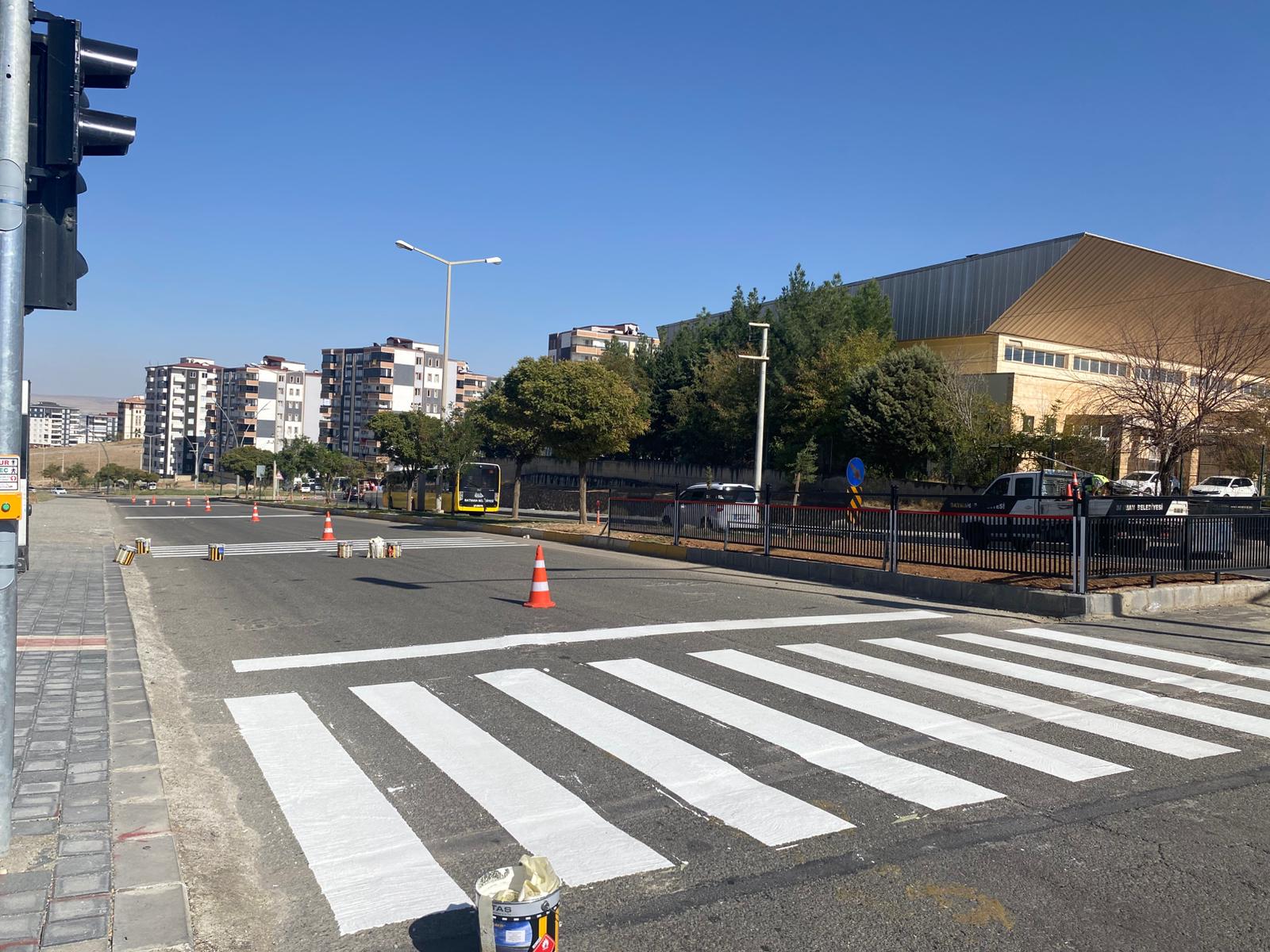 Kademeli yaya geçitleri hayata geçirildi