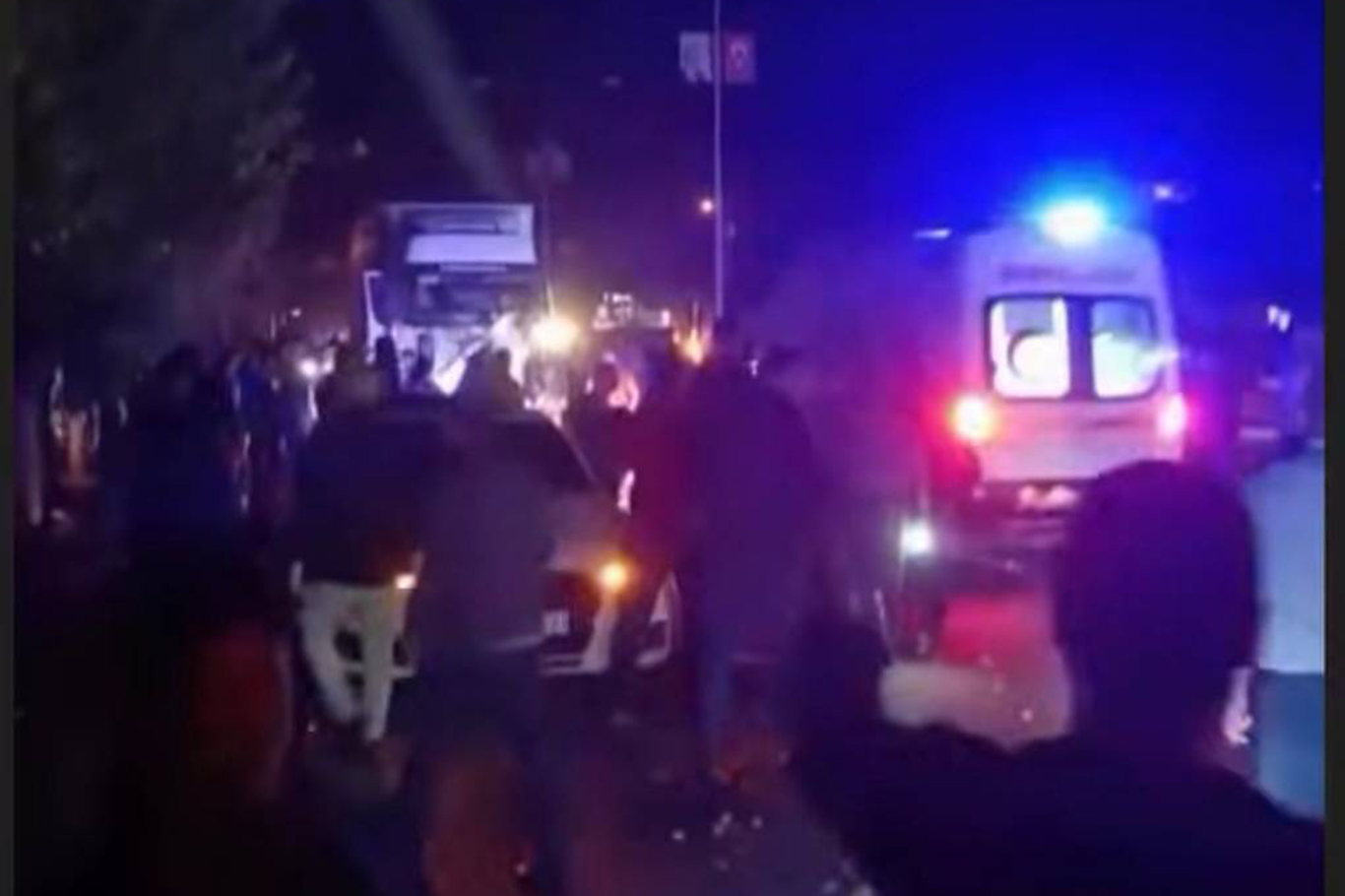 Kaza tartışması kanlı bitti!