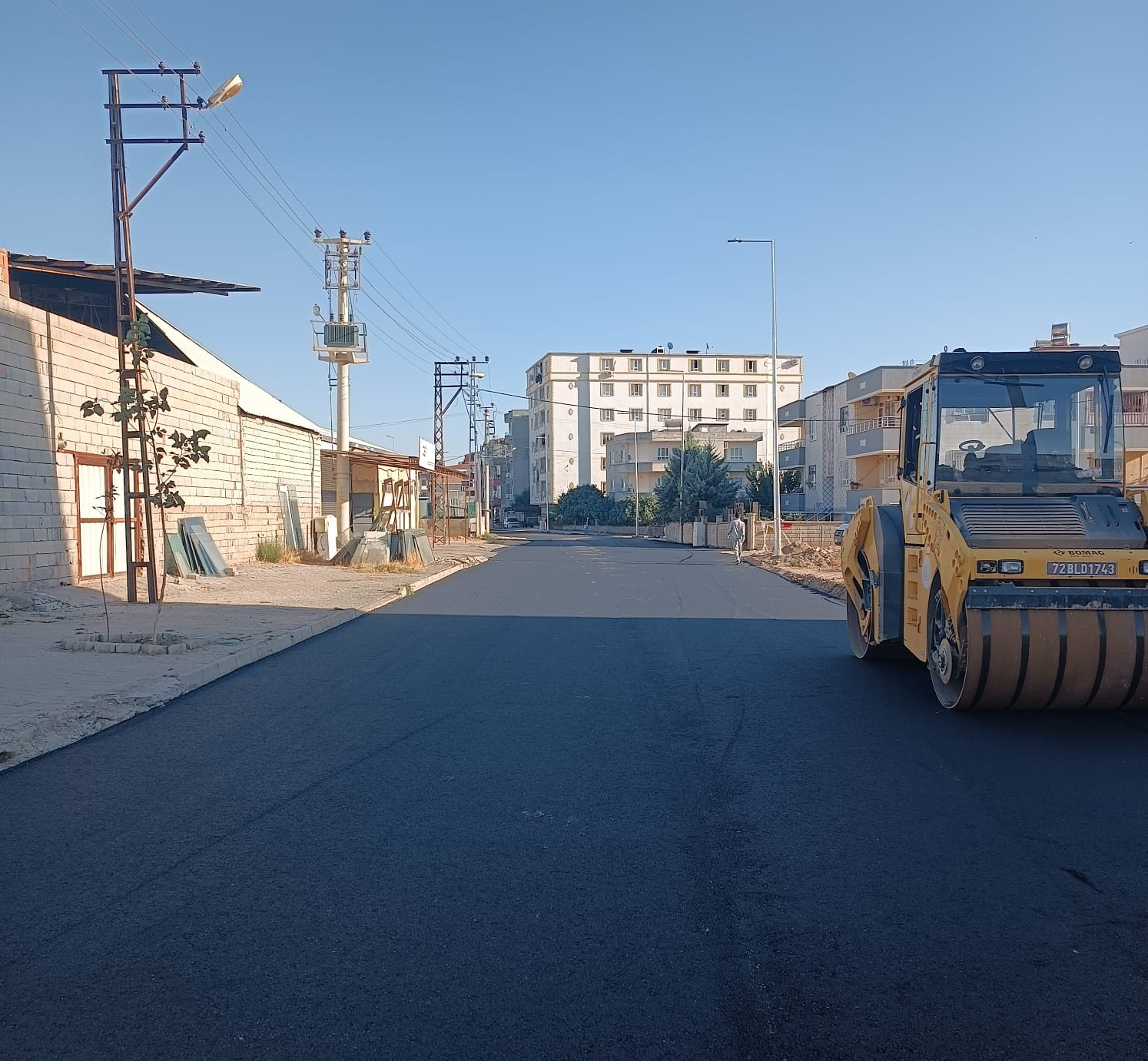 Korik mahallesinde asfalt atağı