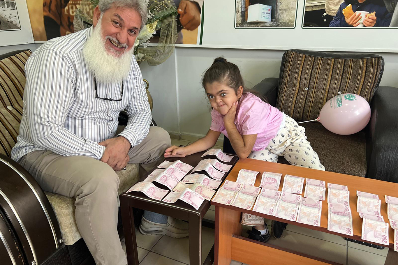 Küçük Sara’dan örnek davranış