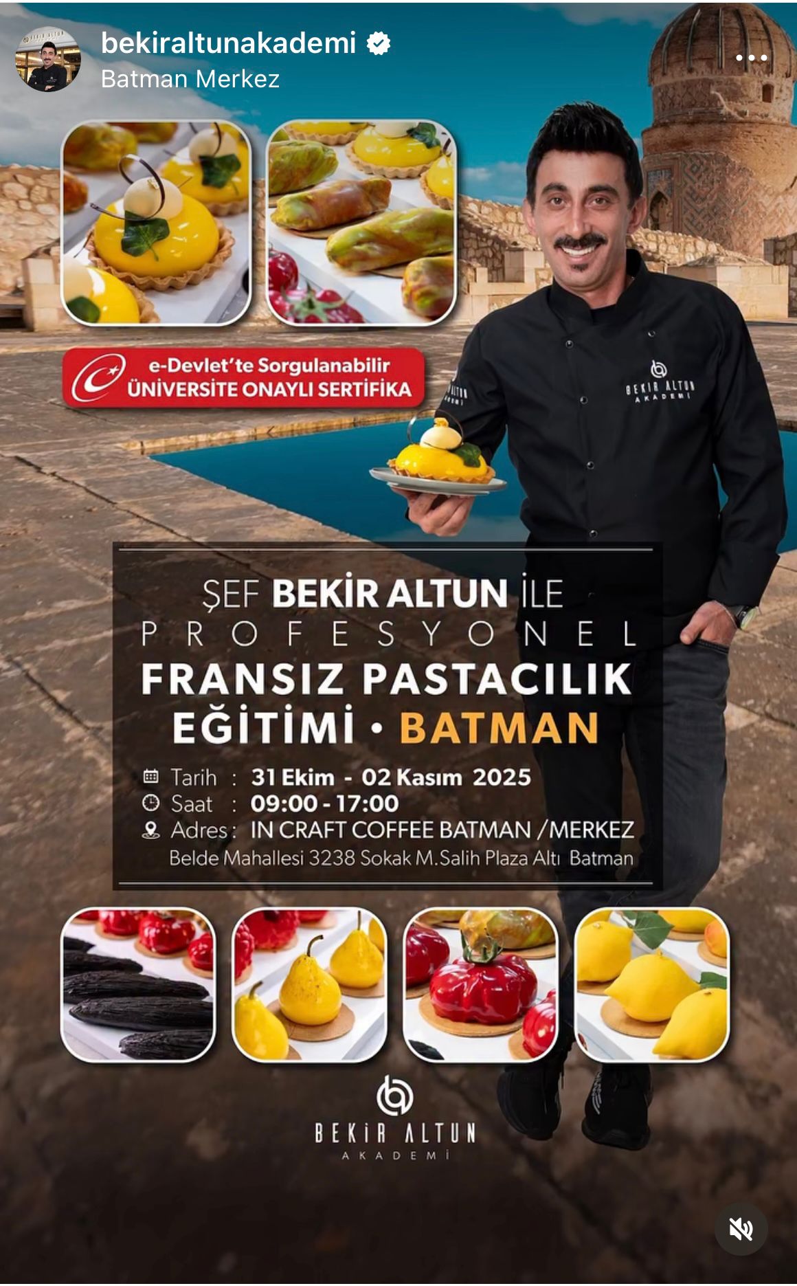 Meşhur pastacı Batman’a geliyor