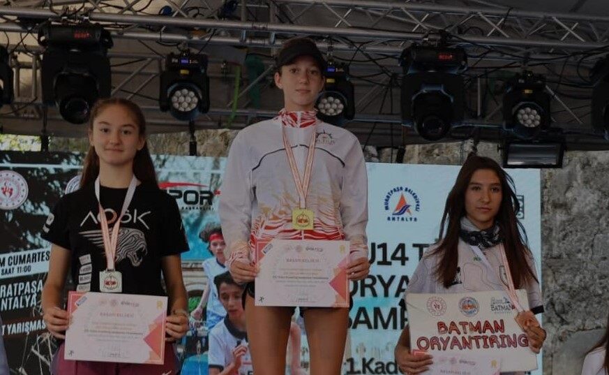 Oryantiringte büyük başarı