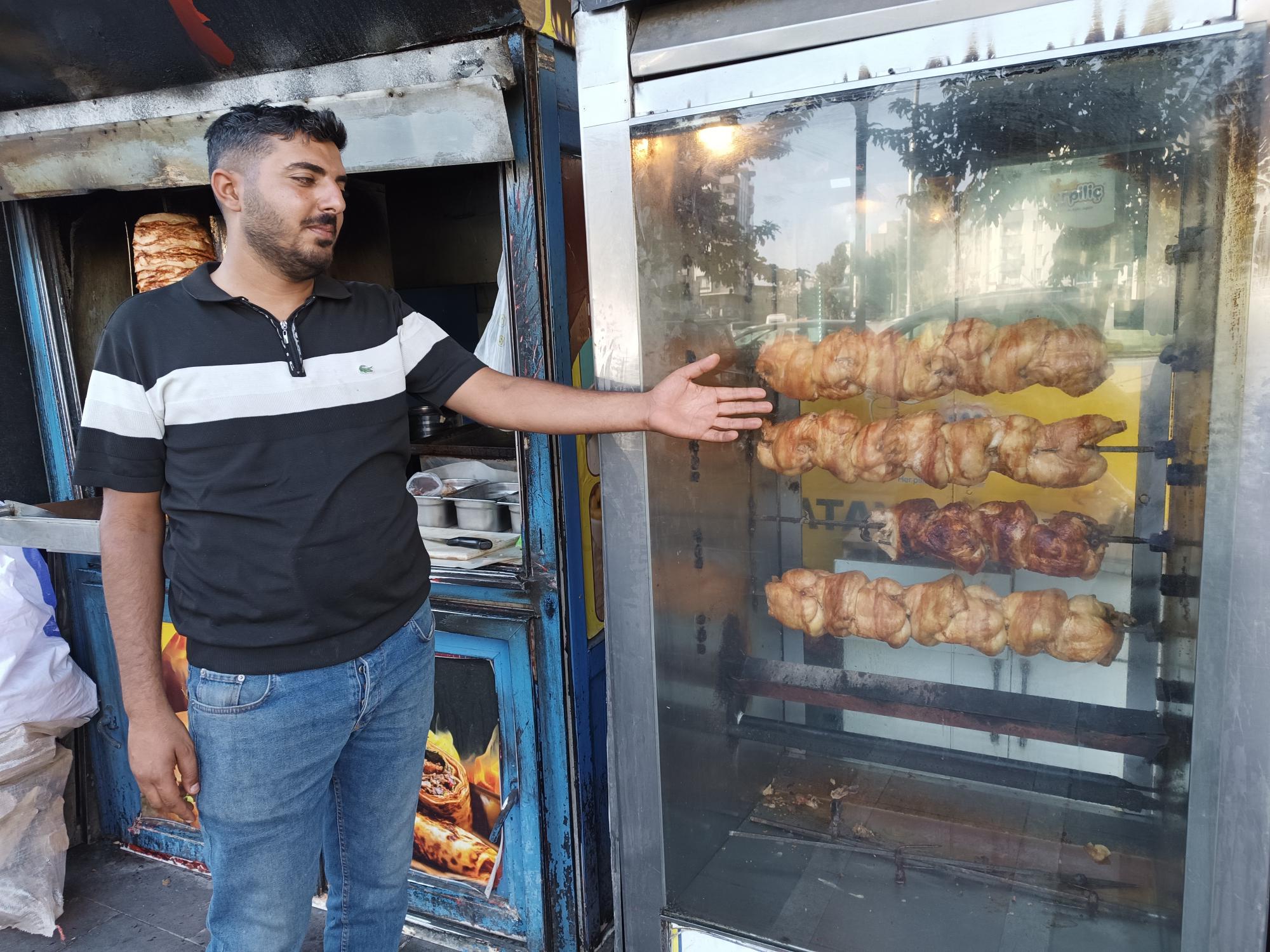 Piliç çevirme 280 lira