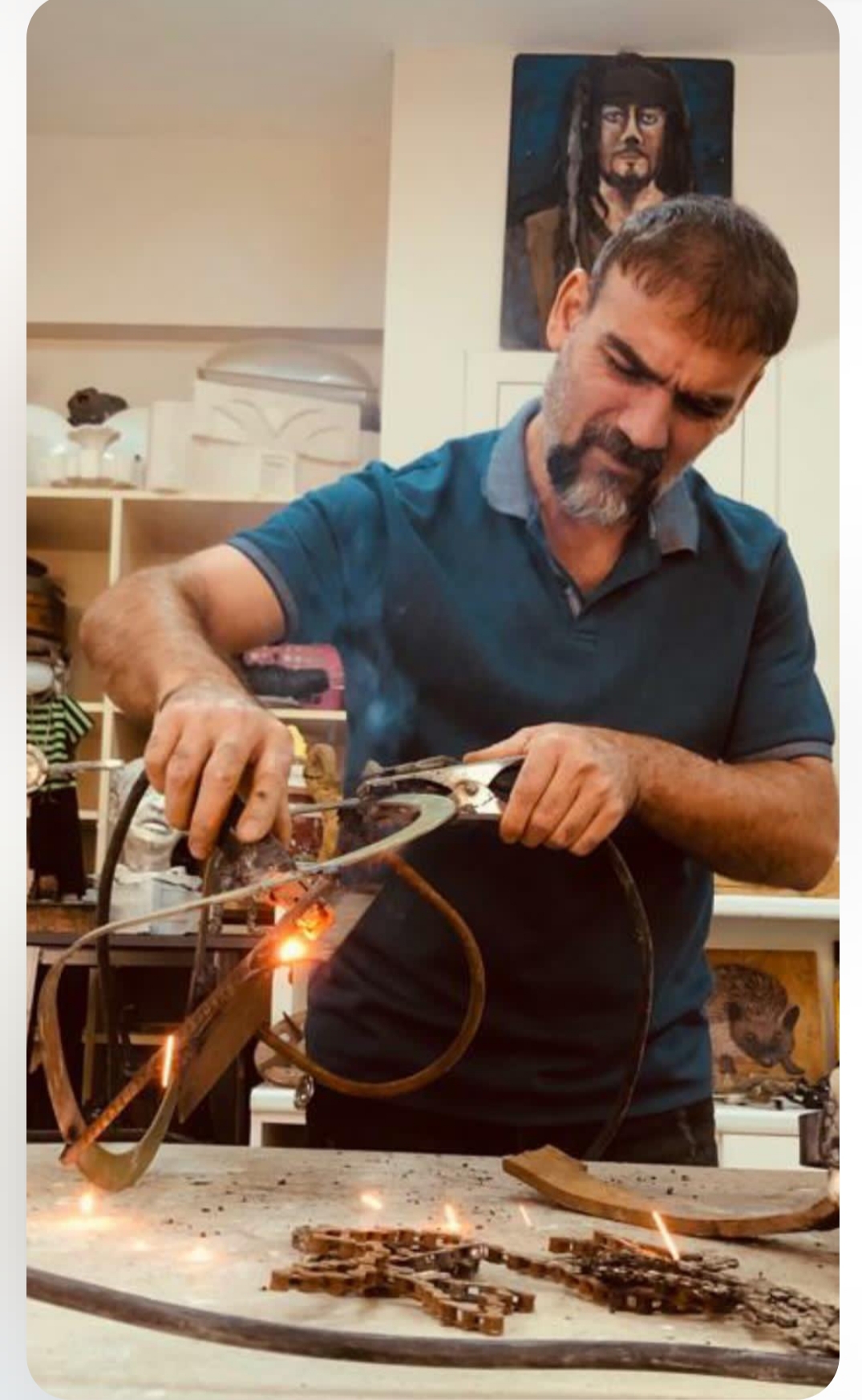 Toparlı’dan heykel sergisi