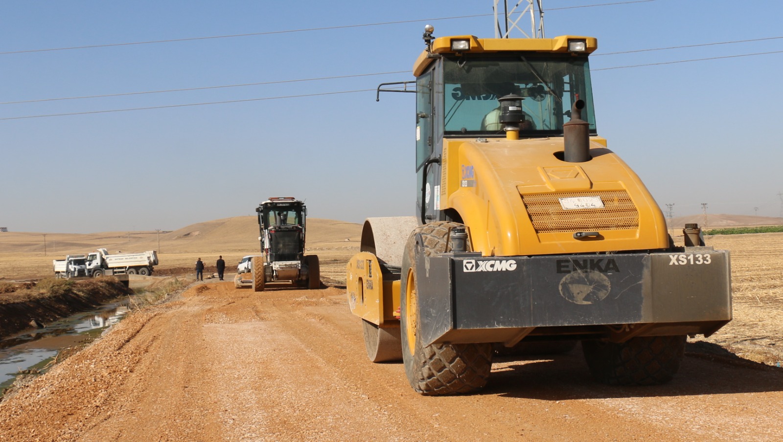 Yeni çöp aktarma yolu asfalta hazırlanıyor