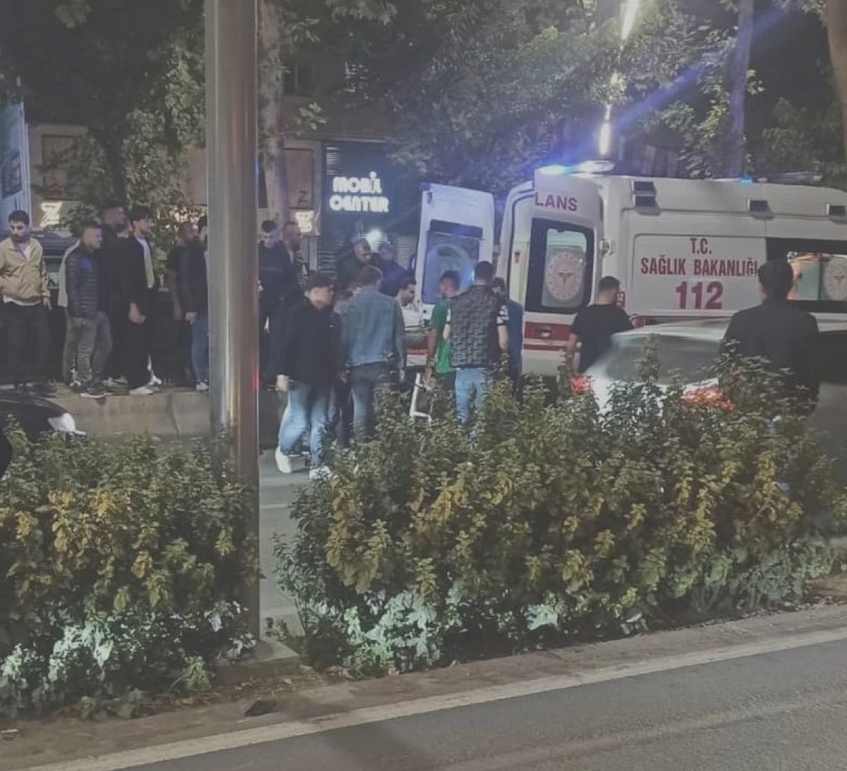 Yolun karşısına geçemedi