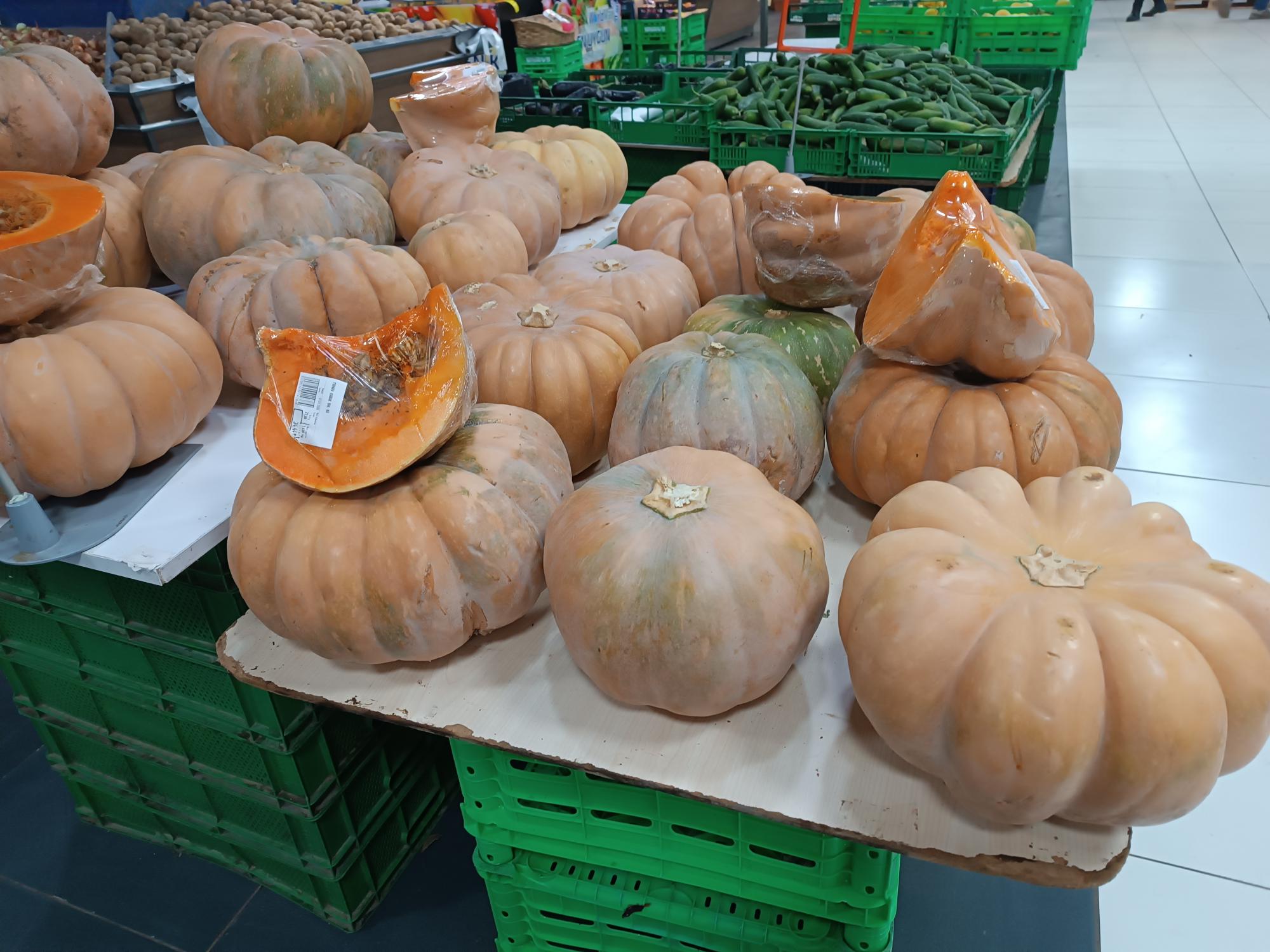 Balkabağı tezgahlarda yerini aldı