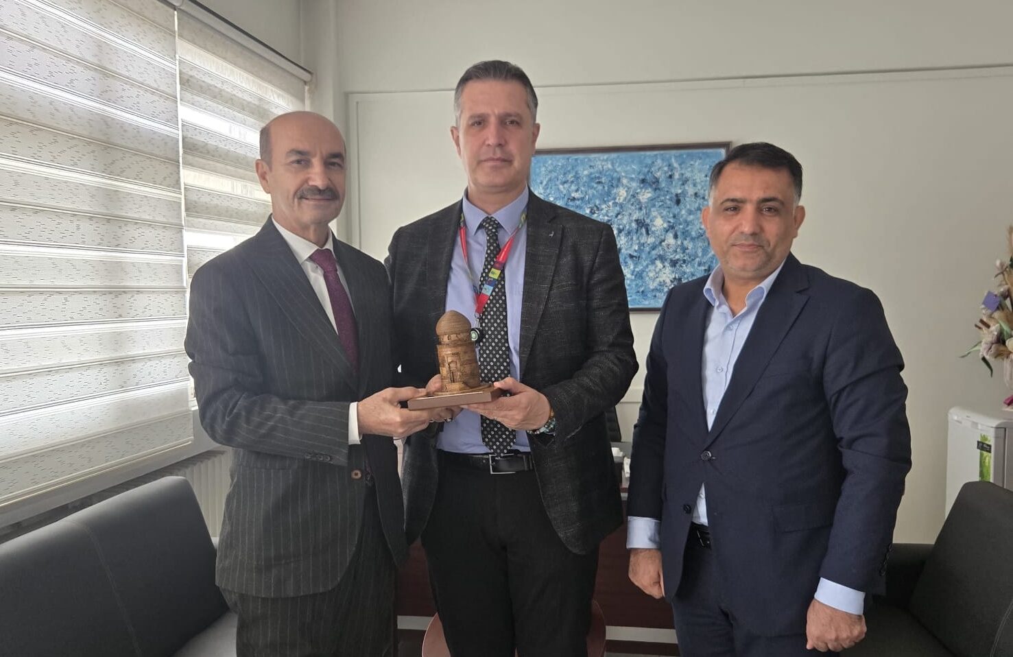 Batmanlı profesöre ziyaret