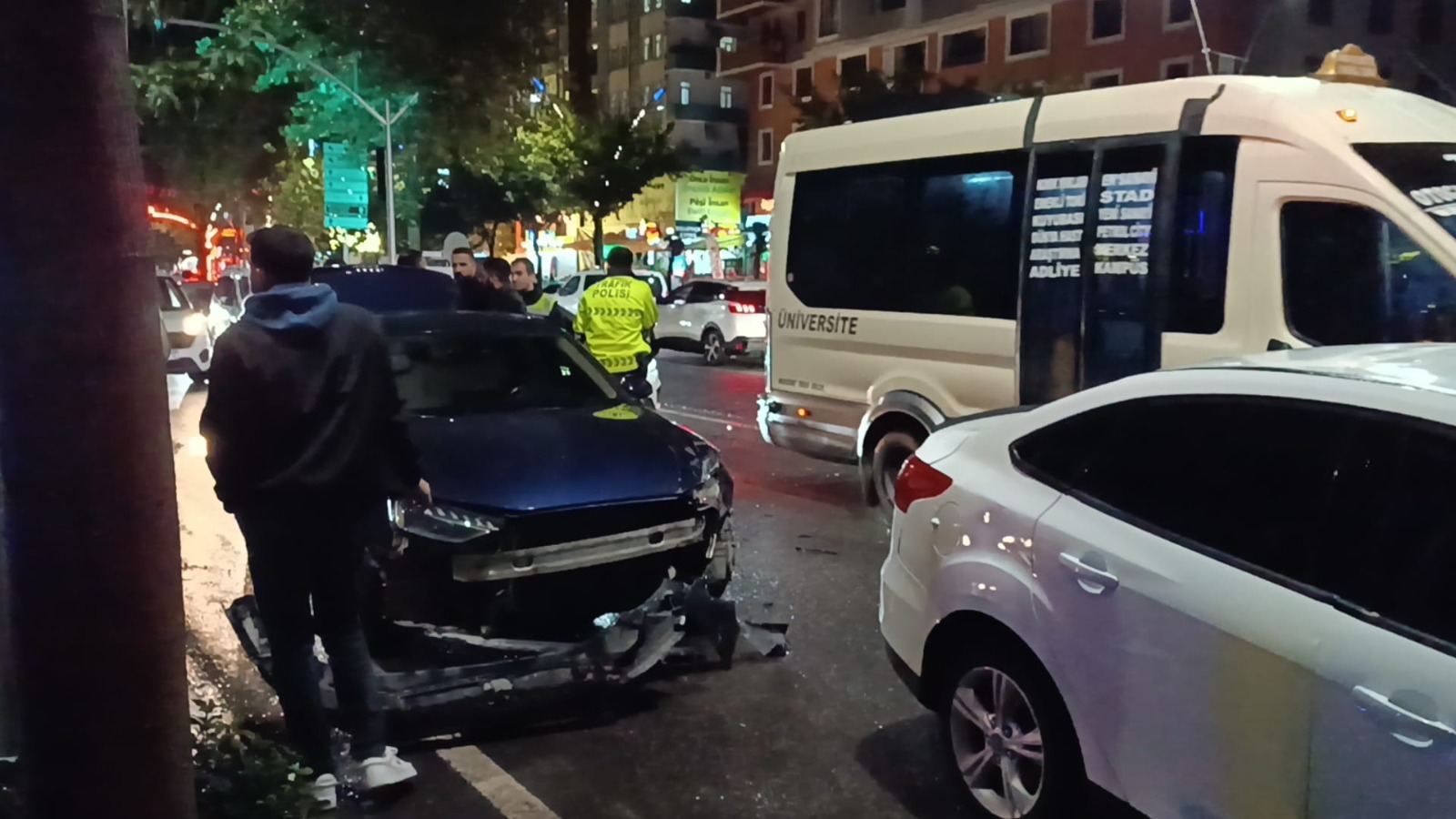 Bulvarda trafik kazası