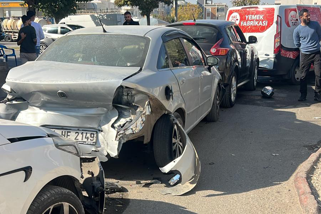 Çevre yolunda zincirleme kaza