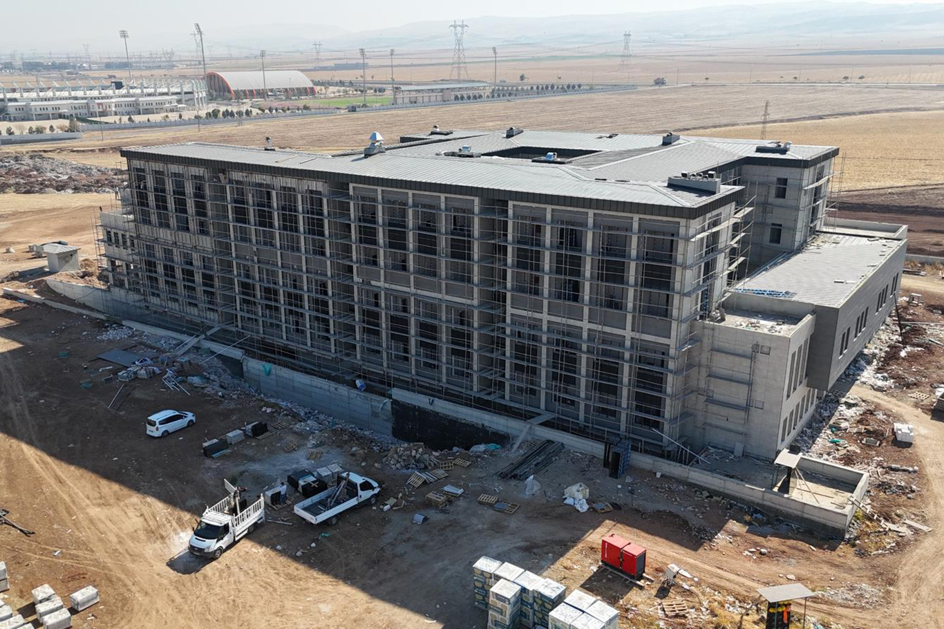 Diş hastanesi inşaatında sona gelindi