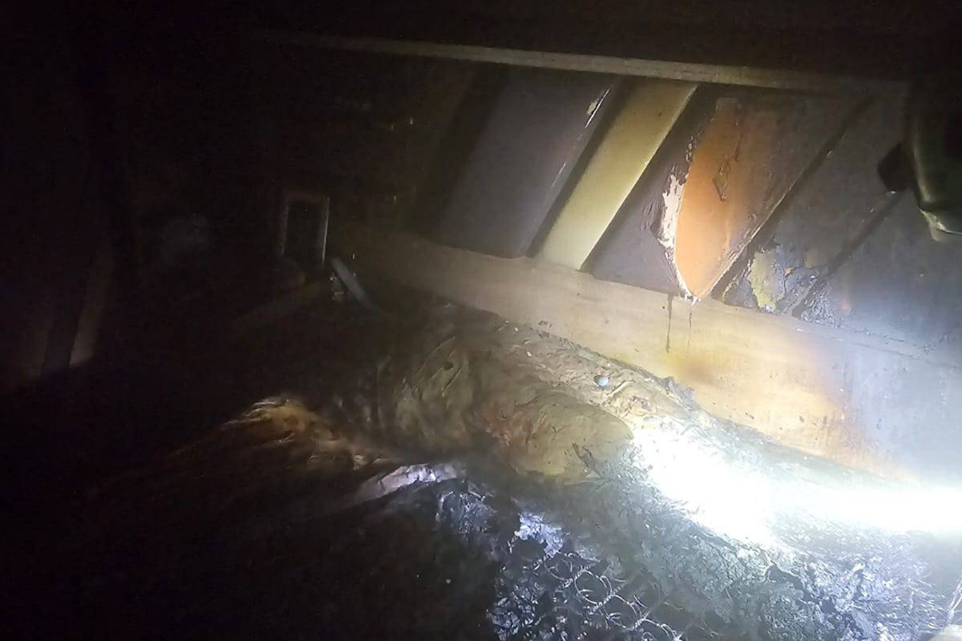 Evde çıkan yangın söndürüldü