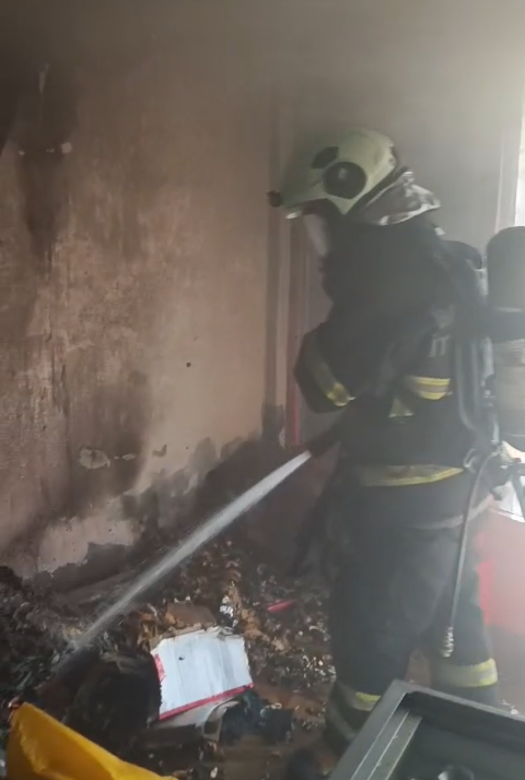 İluh’ta market yangını