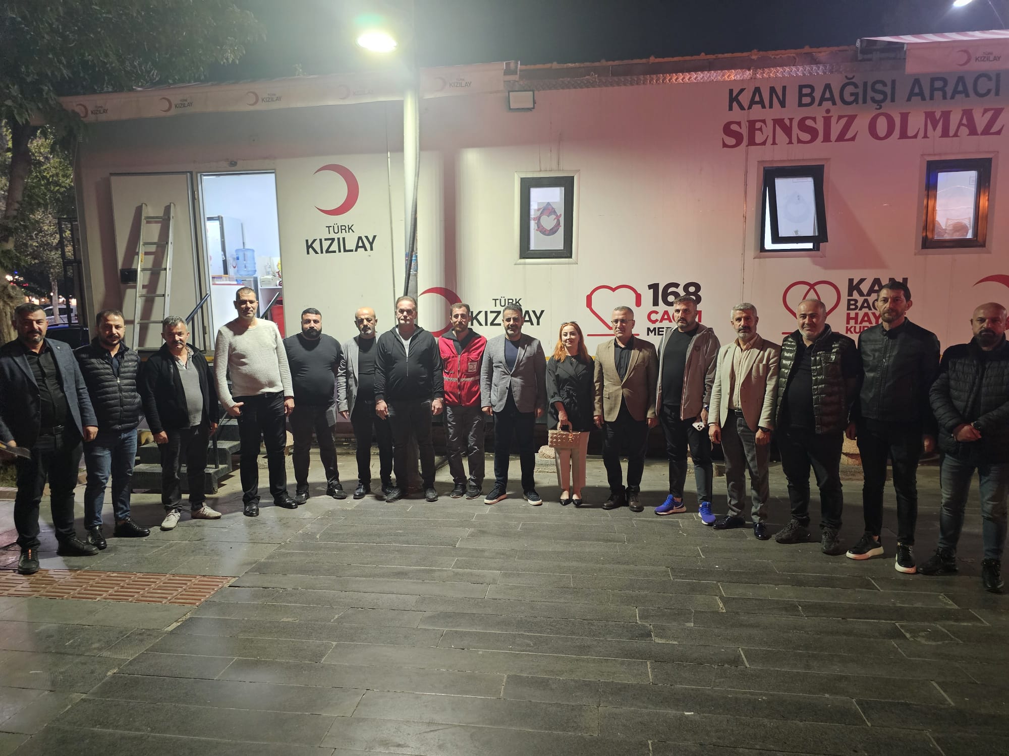 Kan bağışına destekte bulundular