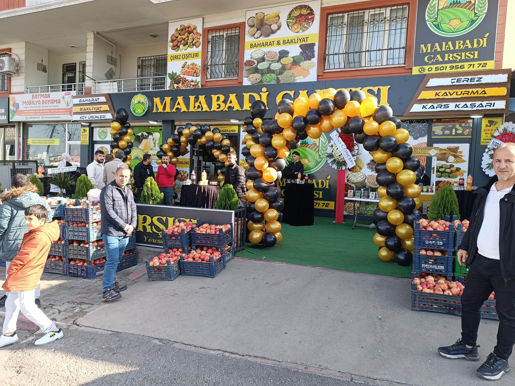 Malabadi Çarşısı görkemli törenle açıldı