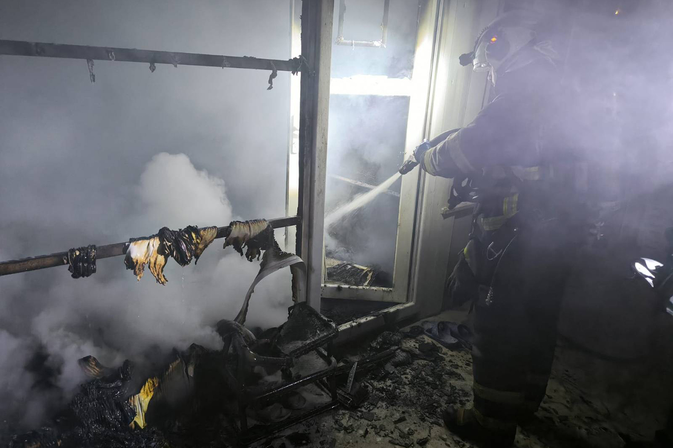 Mobil mescitte yangın